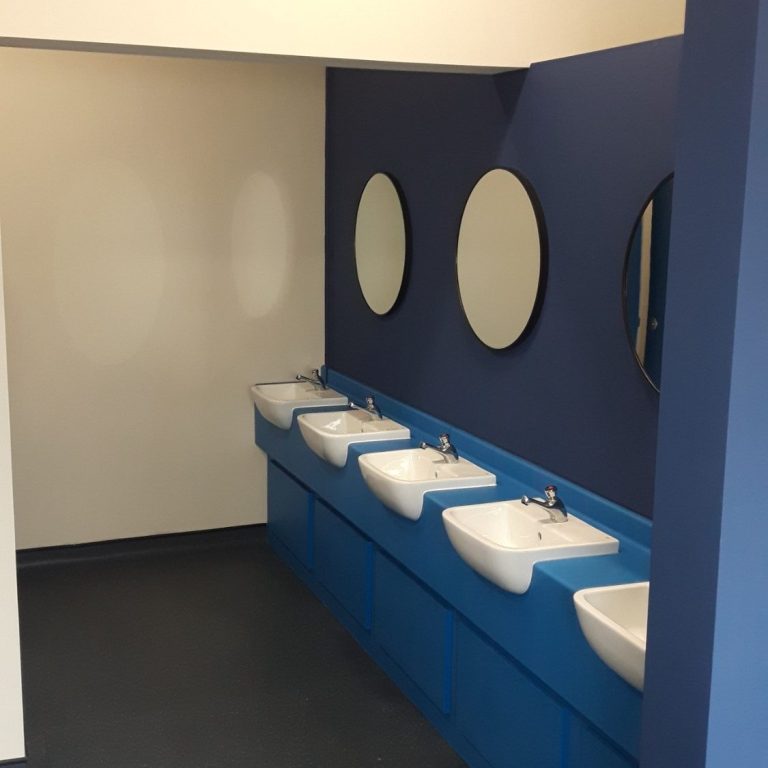 Public toilet toilets bathroom basin urinals urinal sink sinks basins blue Seaton Gateway Theatre Company Devon bespoke water closet W/C Public toilet toilets bathroom basin urinals urinal sink sinks basins blue Seaton Gateway Theatre Company Devon bespoke water closet W/C
